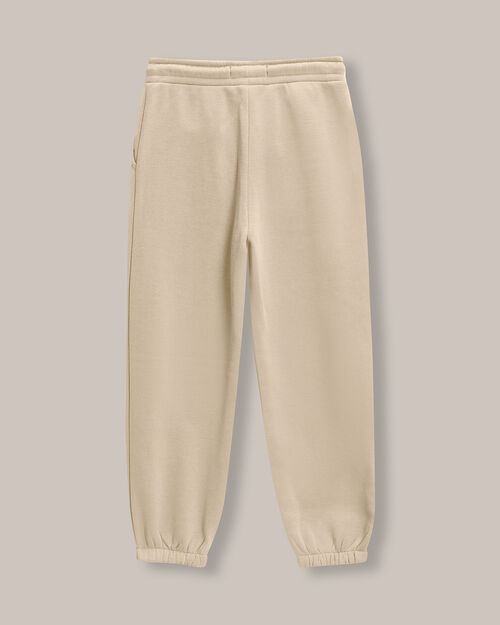 Jogger Cintura Elástica Crema